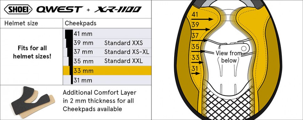 shoei_arcpárna_xr-1100_qwest_2